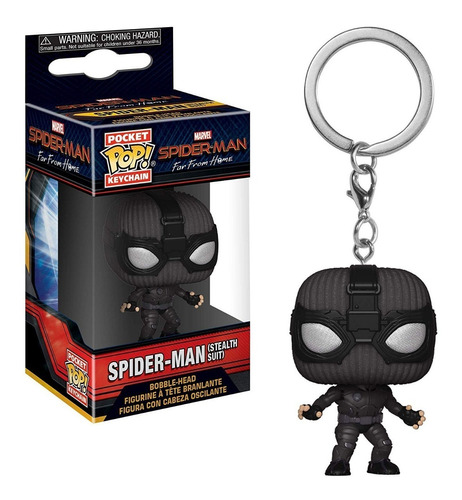 Llavero Funko Pop Spider-man Far From Home Stealth Suit