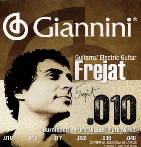 Encordoamento Guitarra Signature Frejat Giannini Ssgpnf 010