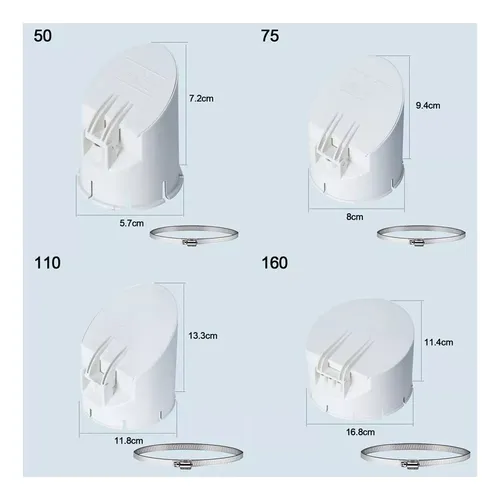 D Tubo De Desagüe De Suelo, Antiolor, Cubierta De Aluminio