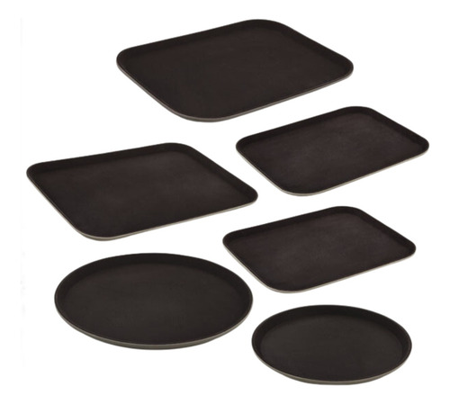 Azafate Antideslizante Rectangular. 56x40 Pack X 3 Unidades