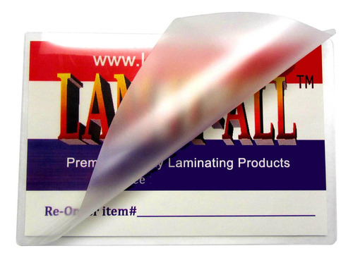 Lam-it-all 5 Mil Hot Luggage Tag Laminating Pouches Con Ranu