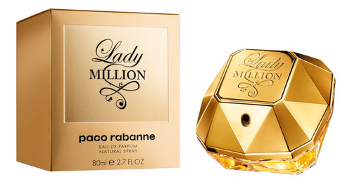 Lady Million Paco Rabanne Edparfum 80 Ml. Spray Mujer