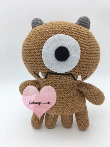 Miguelin Monsters Inc Amigurumi mu eco Tejido Env o gratis