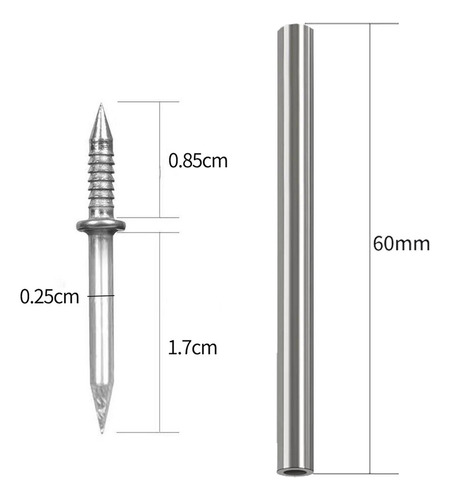 Para O 300x Tornillos De Seguridad Invisibles Para