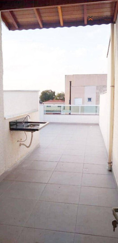 Imagem 6 de 8 de Cobertura Com 2 Dormitórios À Venda, 56 M² Por R$ 395.000 - Vila Linda - Santo André/sp - Co1174