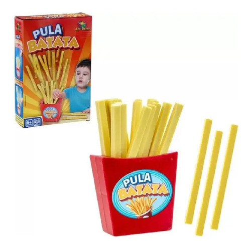 Jogo Pula Batata Infantil Brinquedo Puxa Batatinha Frita