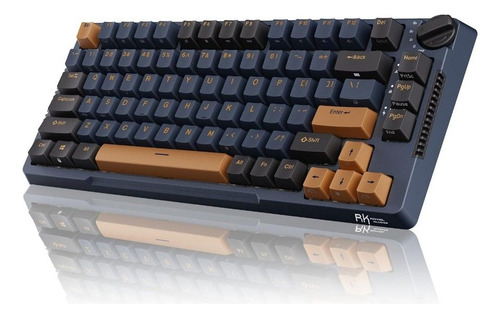 Teclado Royal Kludge Rk-h81 Star Night Sky Cyan Switch Idioma Inglés Us