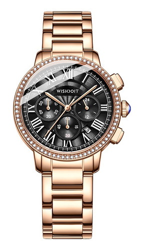 Reloj Wishdoit Original Para Mujer, Moderno, Con Diamantes,