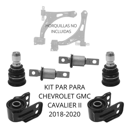Kit Bujes Y Par Rotulas Para Chevrolet Gmc Cavalier Ii 18-20