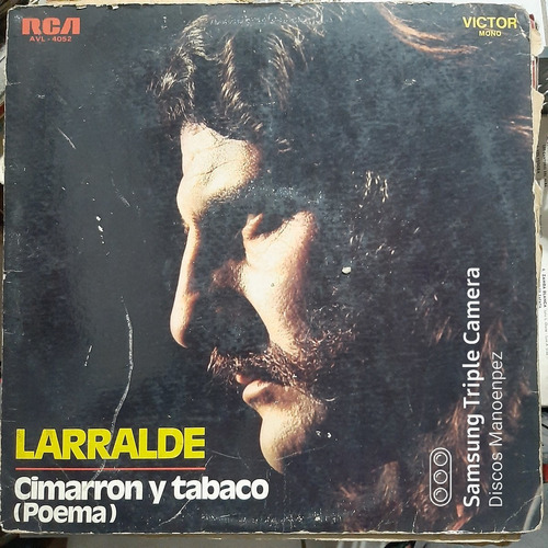 Vinilo Jose Larralde Cimarron Y Tabaco F4