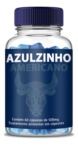 Azulzinho Americano 180 Cápsulas - Kit 3 Potes Original