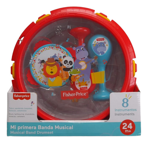 Mi Primera Banda Musical Tambor ,pandereta Fisher Price