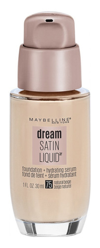 Base Maq Dream Satin Liquid Maybelline 75 Natural Beige