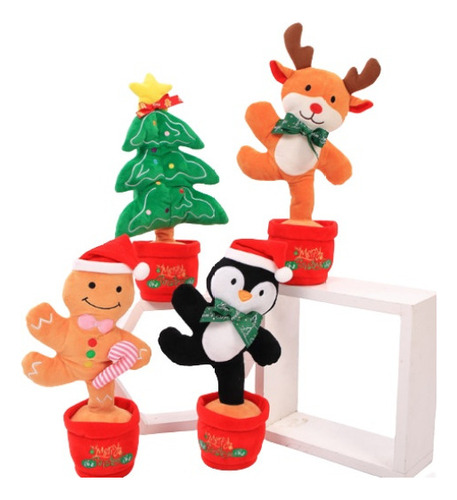 Peluche De Árbol De Navidad Eléctrico Que Canta Y Baila