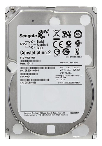 interno Seagate Constellation.2 ST91000640SS 1TB
