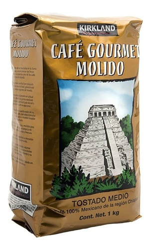 Café Gourmet Molido Chiapas Kirkland Signature De 1 Kg