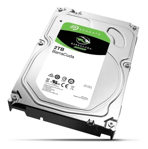 Factura HD de Seagate Sata 3 7200 rpm y 64 MB Barracuda Silver de 2 TB