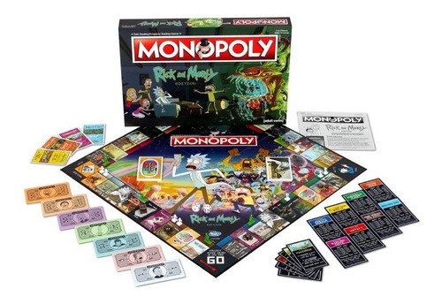 Juego De Mesa Monopoly Rick & Morty Edition