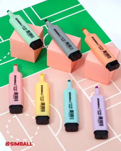 Kit Lettering: Maxi Marcadores, Roller, Resal Pastel Simball