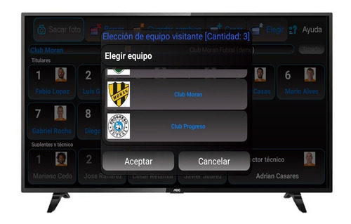 Tanteador Futbol 5 Futsal Cancha Ver Equipos Clubs Software