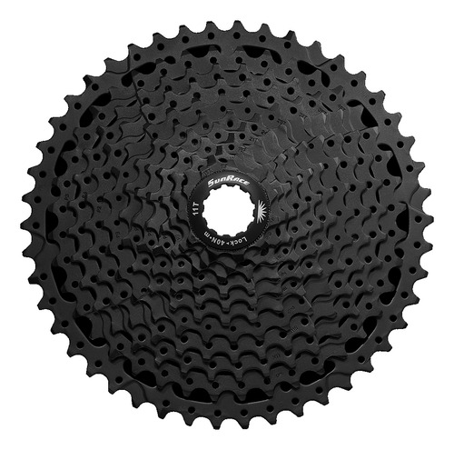 Cassette Sunrace Ms7 P/ Bici 11 Vel. 11-51 Dts. Negro Cantidad Máxima De Dientes 51