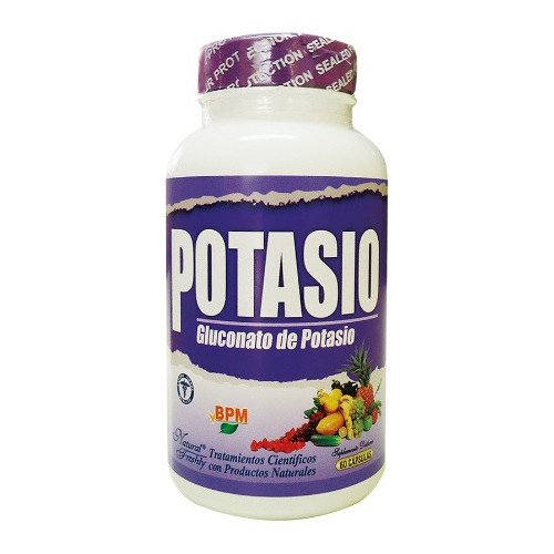 Gluconato De Potasio Natural 60 Capsulas