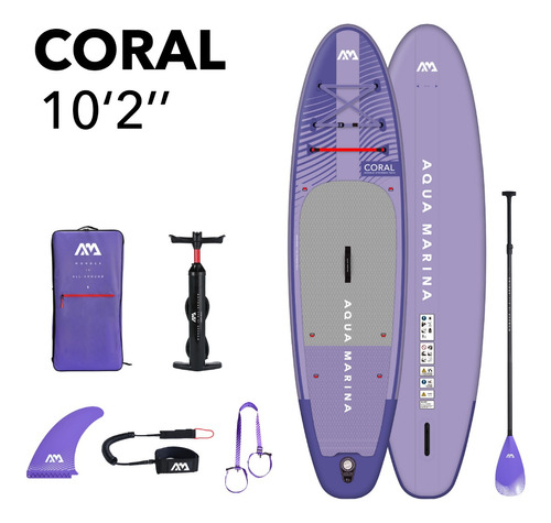 Tabla Stand Up Paddle Inflable Aquamarina Coral 2023