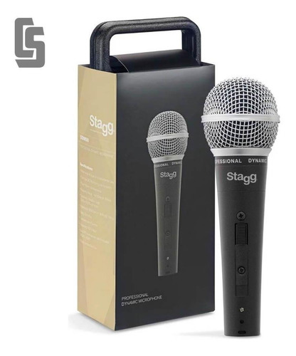Microfono Dinamico Stagg Sdm50 Cardioide - Cable Y Estuche