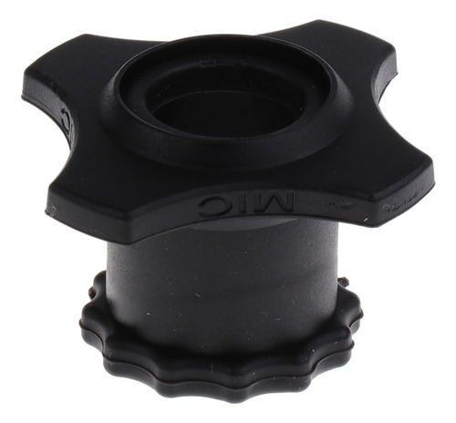Micrófono De Protección Base Inferior Hexagonal Mic Negro