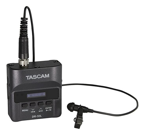 Tascam Dr-10l - Grabadora De Audio Digital Con Micrófono L.