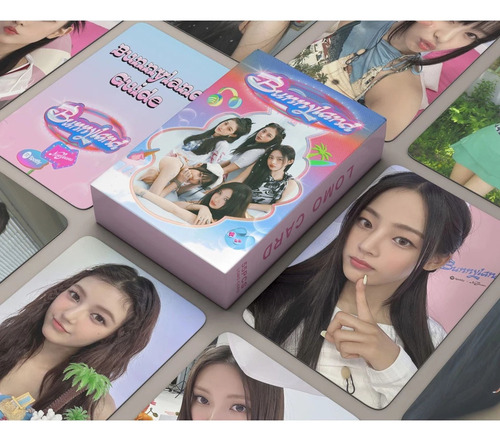55 Photocards New Jeans - Bunnyland Lomo Cards