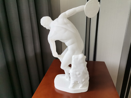 Estatua Discóbolo De Miron Escultura Decoración Griega