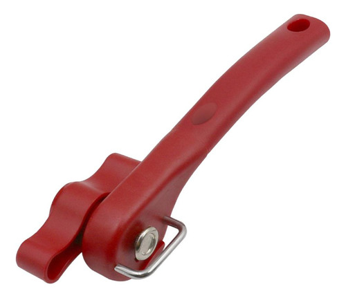 Abrelatas De Plástico Con Corte Lateral Rojo