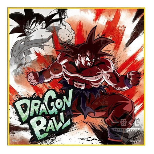 Shikishi Dragon Ball Goku Kaio Ken Ichiban Kuji Bandai Japon