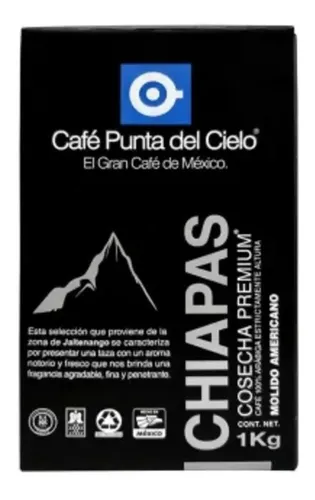comprar Cafe Molido Punta Del Cielo Region Chiapas 1 Kg