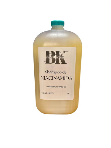 Shampoo Hidratante Con Niacinamida De 4 Litros