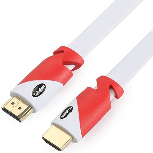 Cable Plano De Alta Velocidad Tainston Hdmi (6 Pies) Soporte