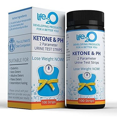Ketone And Ph Urine Test Strips 100ct, Perfect For Keto And