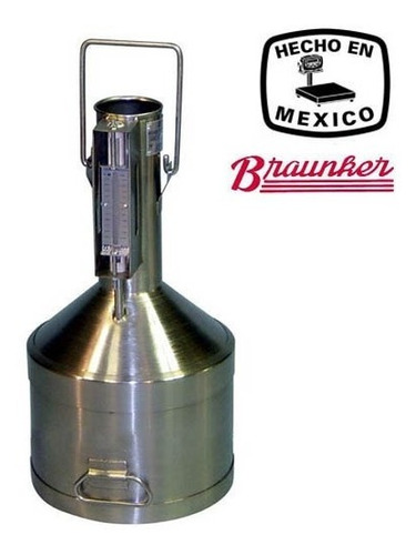 Jarra Patrón 10 L Braunker Para Gasolina, Acero Inoxidable