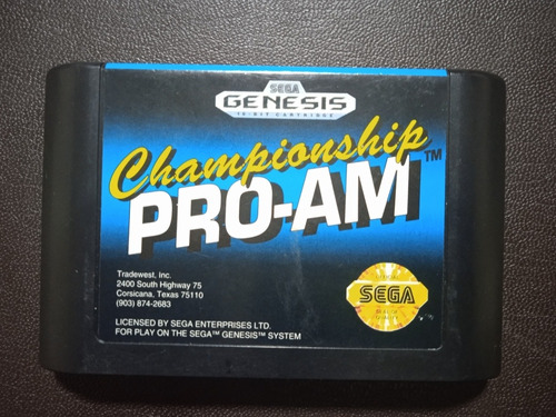 Championship Pro Am - Sega Genesis