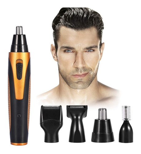 Imagen 7 de 10 de Maquina Afeitadora Nariz Depilador Pelo Barba Usb 4 En 1
