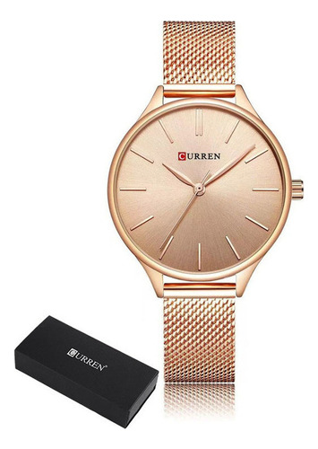 Relojes Curren 9024 Mesh Belt Quartz Para Mujer