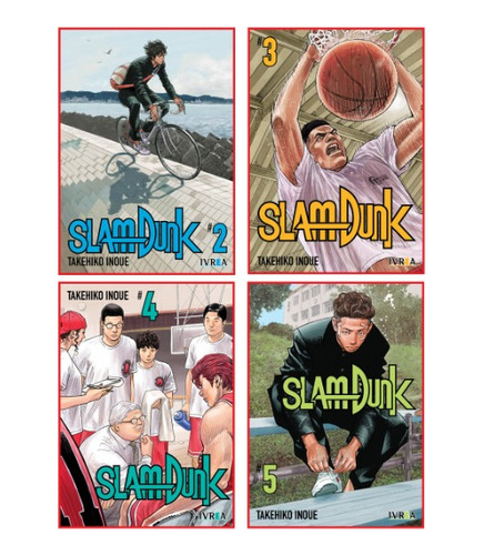 Combo Slam Dunk 02, 03, 04 Y 05 - Manga - Ivrea