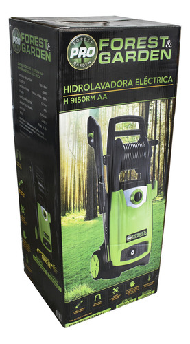 Hidrolavadora eléctrica Forest & Garden H 9150RM de 2kW con 150bar de presión máxima 127V - 60Hz
