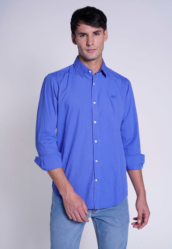 Camisa Hombre Balmes Azul Fw 2023 New Man