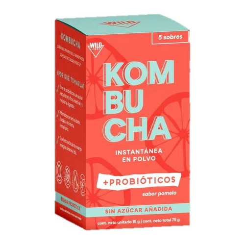Bebida Probiotica Instantanea Kombucha Probioticos Cajax5