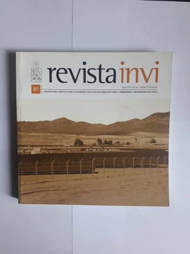 Revista Invi  N 87 / Facultad De Arquitectura Y Urbanismo