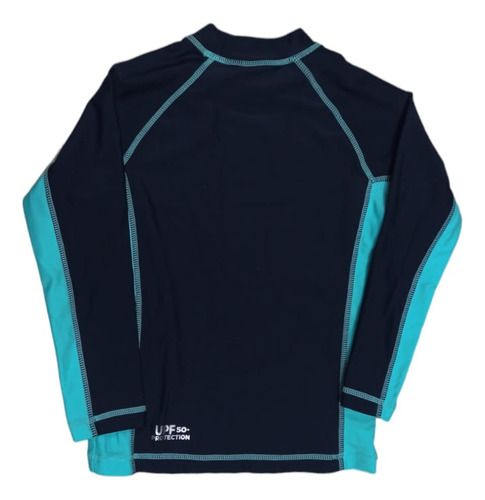 Playera Voit Protección Solar Upf50+ Azul Para Niños 82072