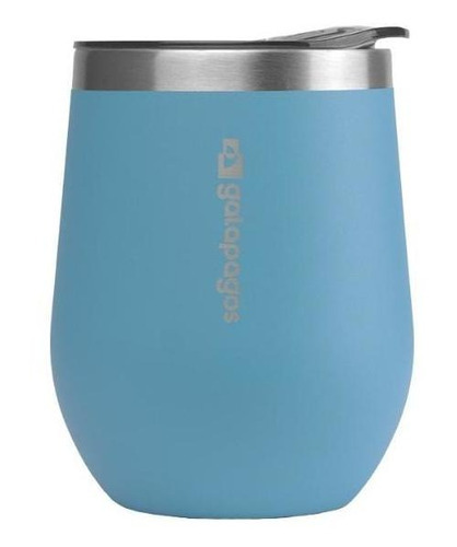 Copo Térmico Café Vinho Galapagos Cave 350ml Azul C/ Tampa