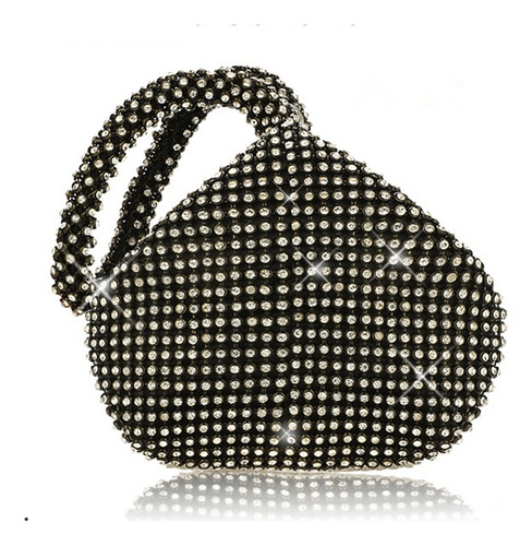 Bolso De Mano Brillante Para Mujer De Moda Con Diamantes De